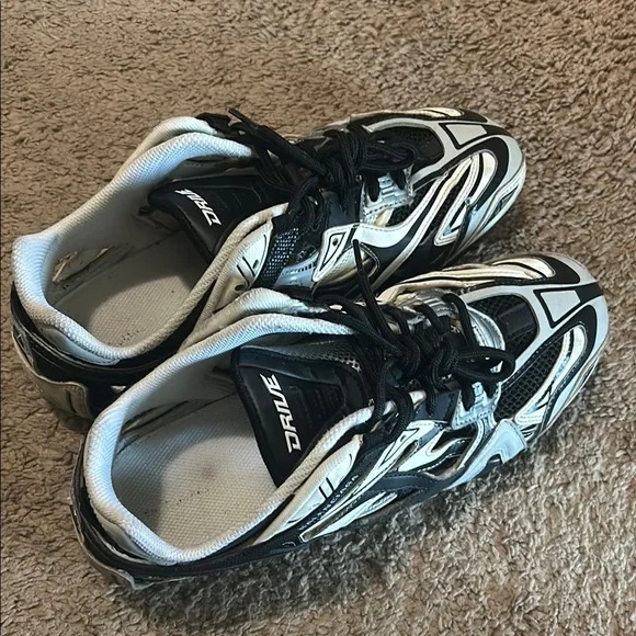 Black and White Athletic Sneakers - Picture 1 of 6